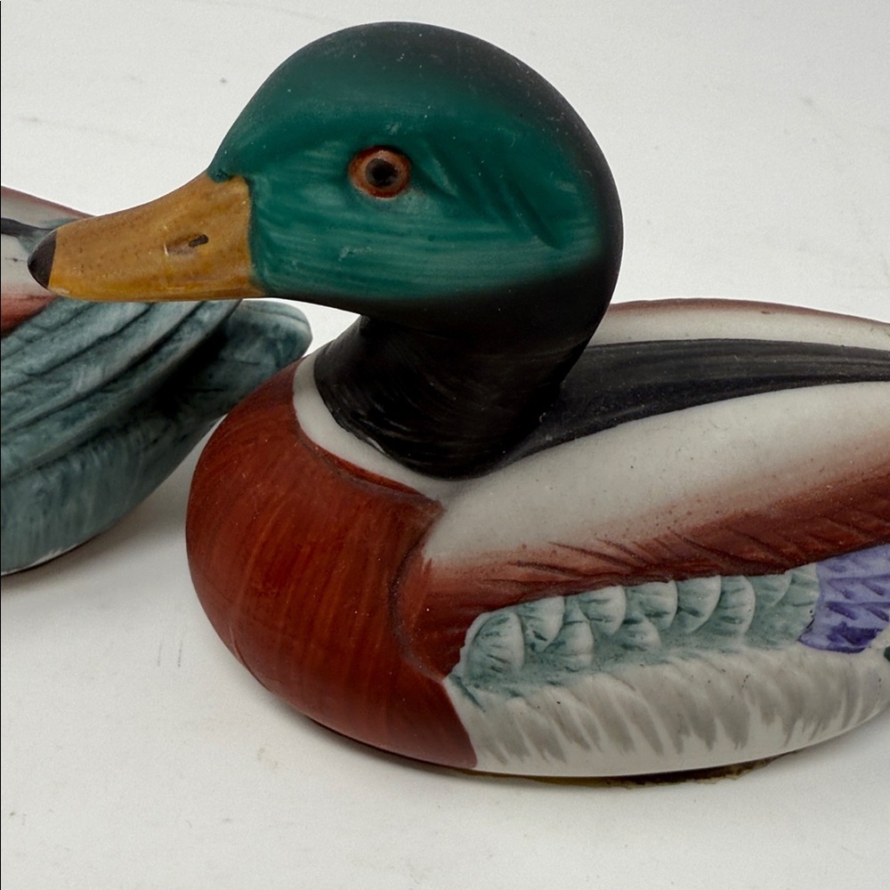 Handcrafted Ceramic Duck Figurines 3x5 in Home Decor Hunting -Outdoor - Picture 7 of 10
